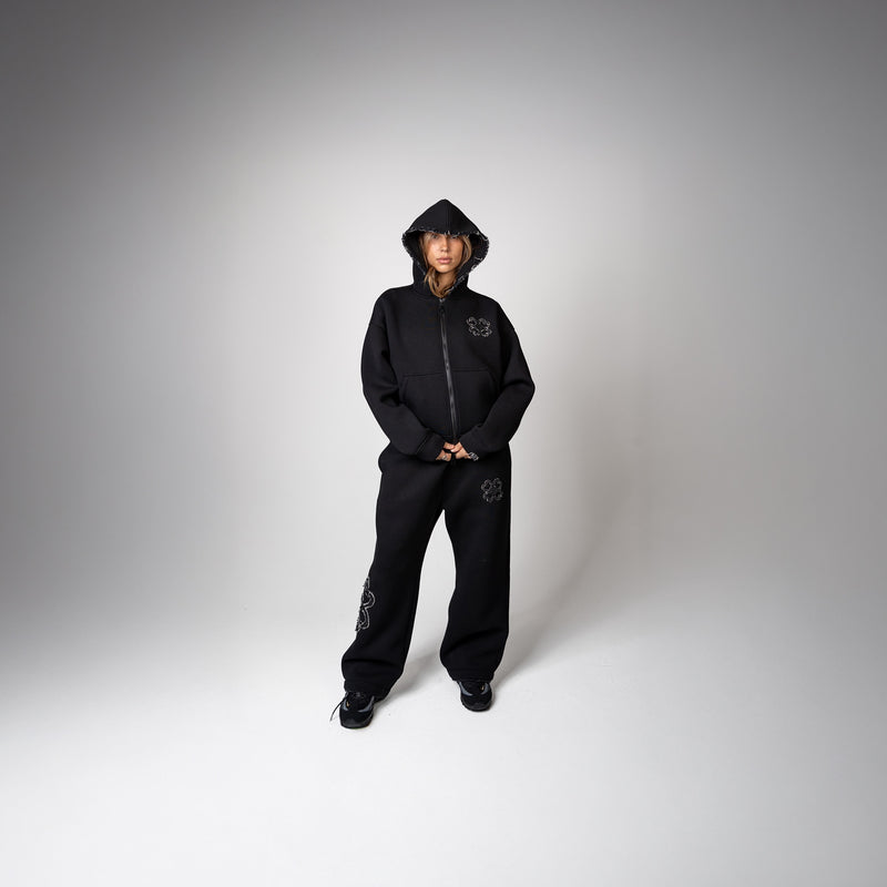 TOROM - Jogging Suit Noir Obsidienne