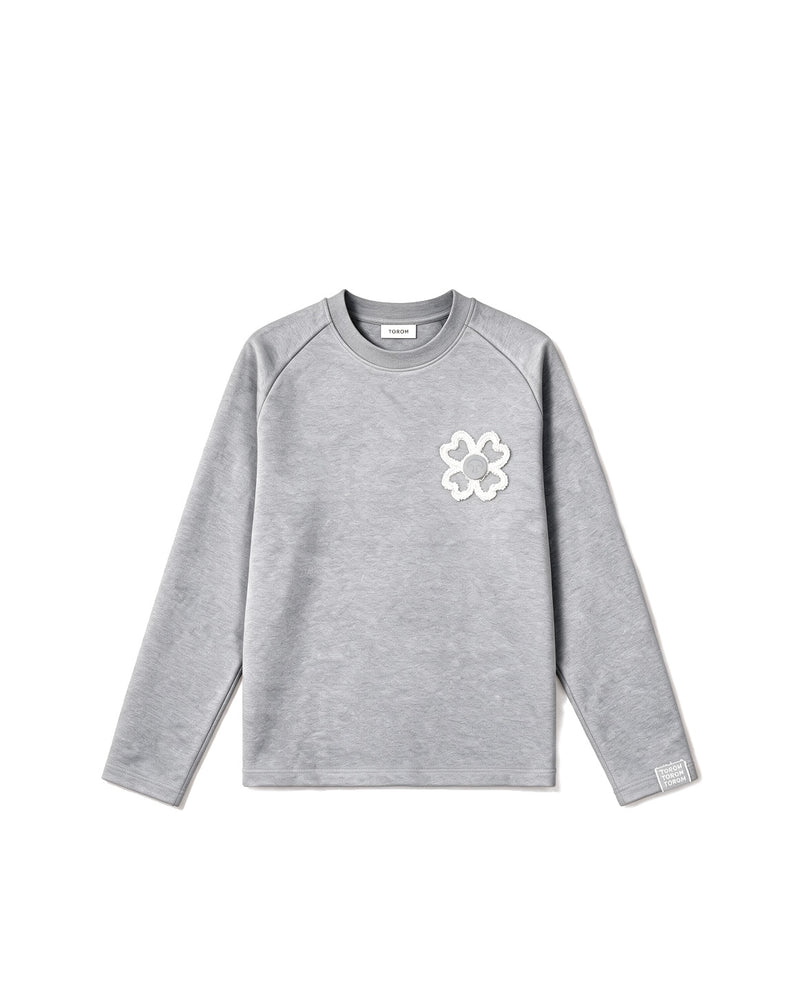 Longsleeve Iconique — Gris Cendré