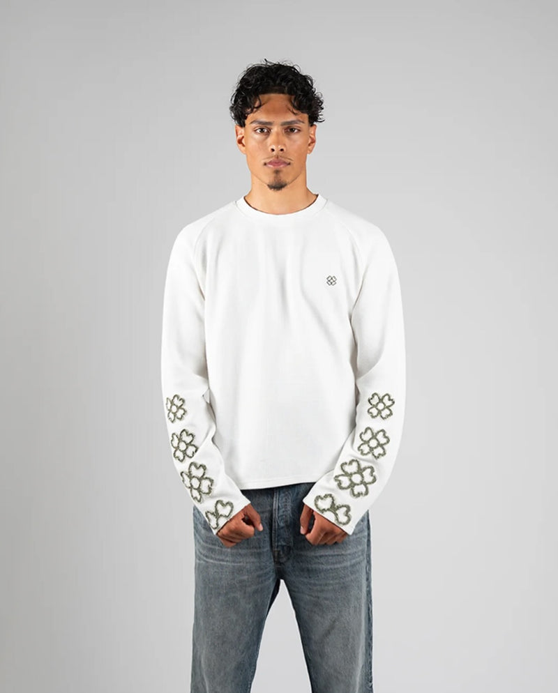 Longsleeve Chance — Écru Olive