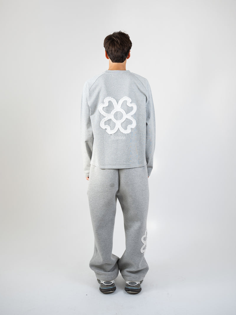 Longsleeve Iconique — Gris Cendré