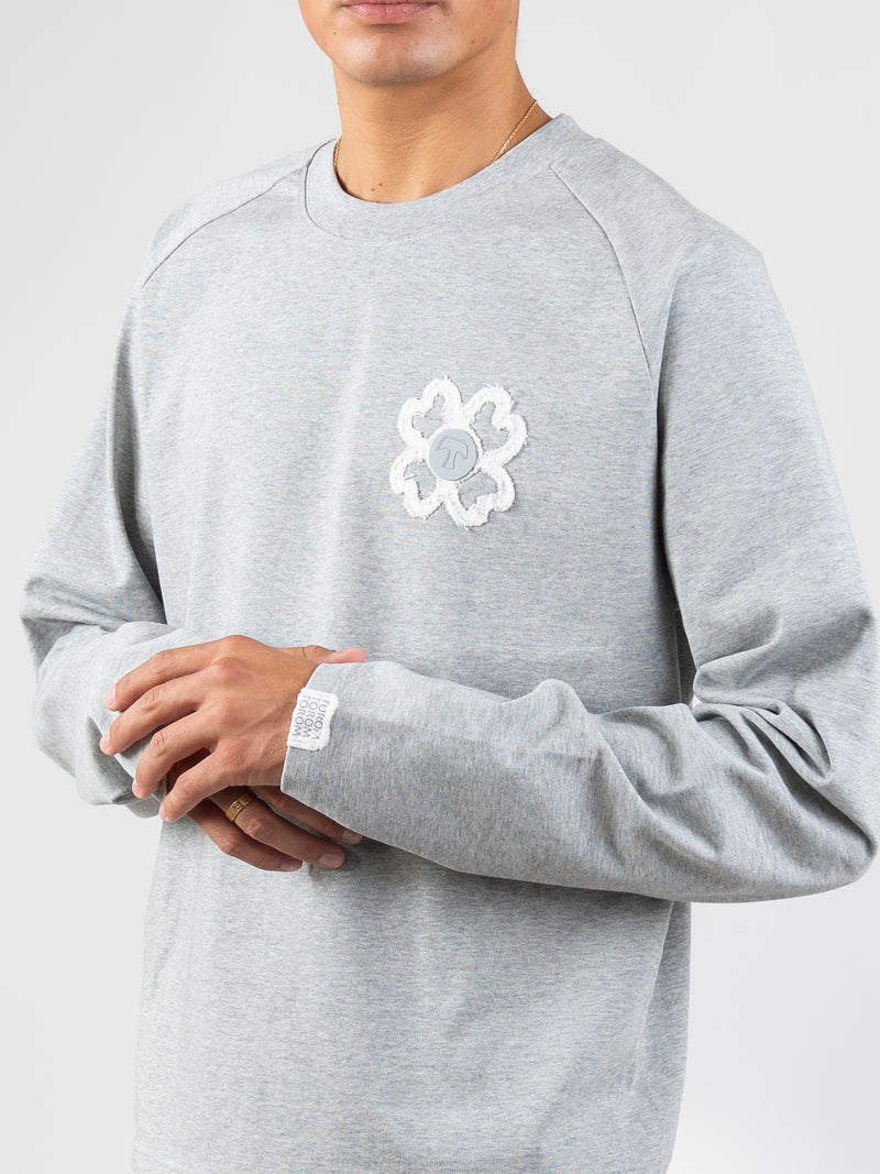 Longsleeve Iconique — Gris Cendré