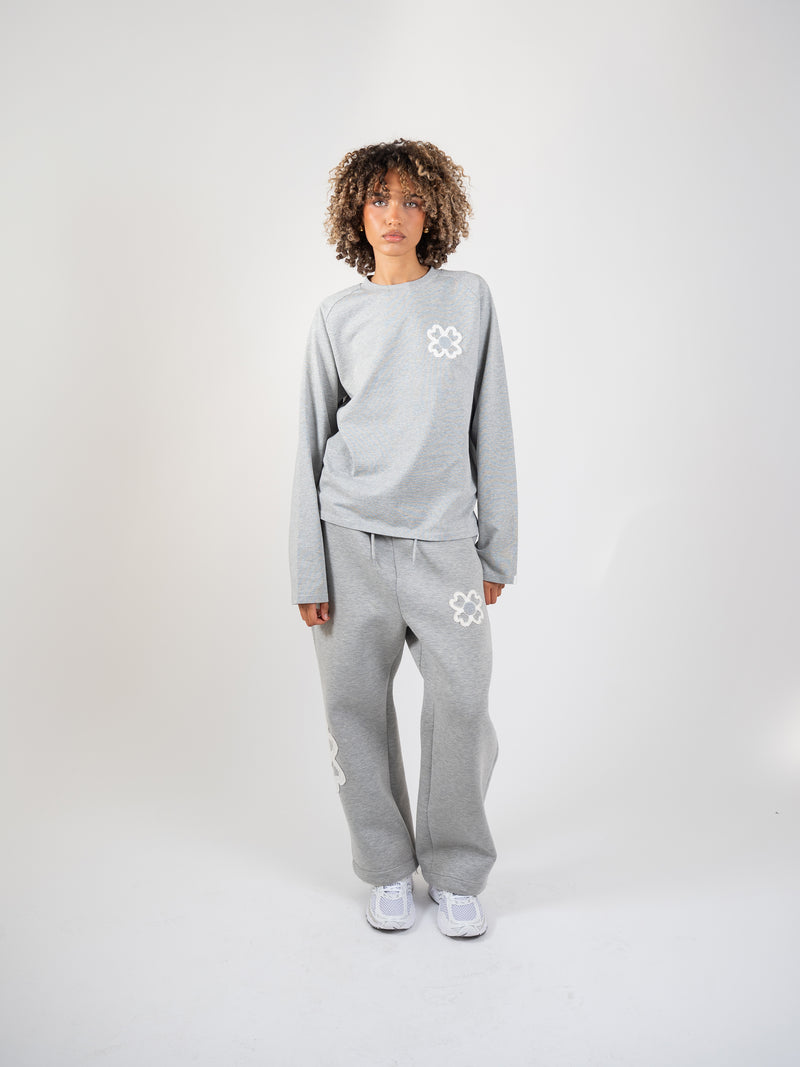 Longsleeve Iconique — Gris Cendré