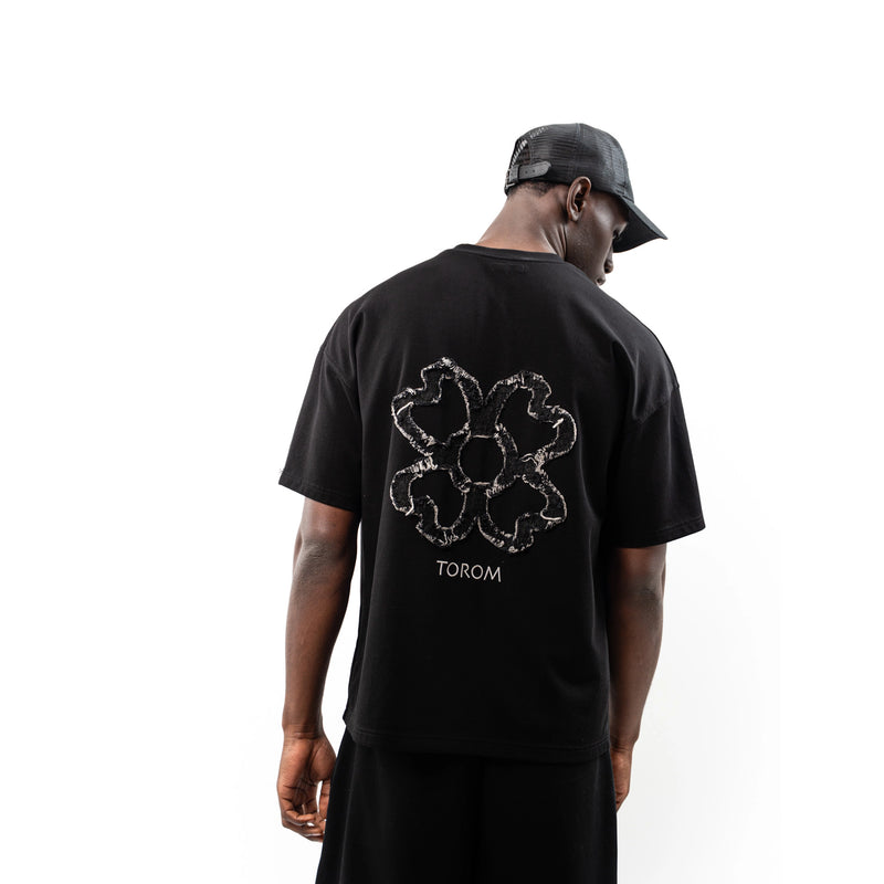 TOROM - T-shirt Noir Obsidienne