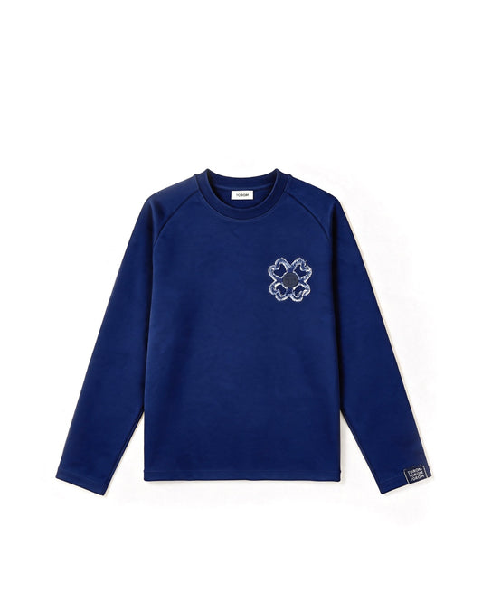 Longsleeve Iconique — Bleu Nuit