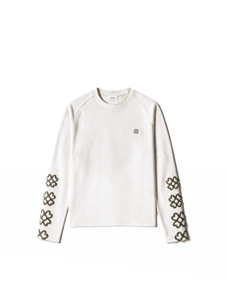 Longsleeve Chance — Écru Olive