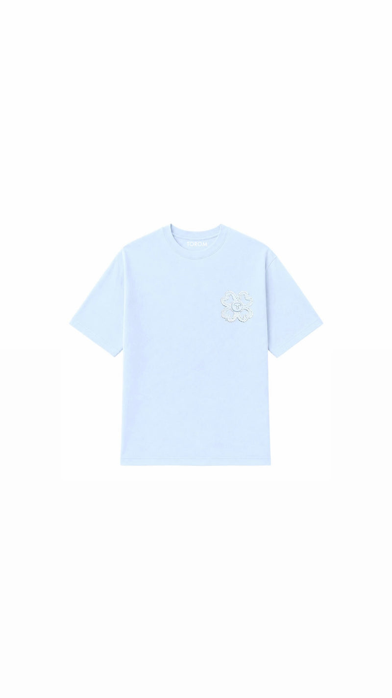 TOROM - T-shirt Bleu Riviera