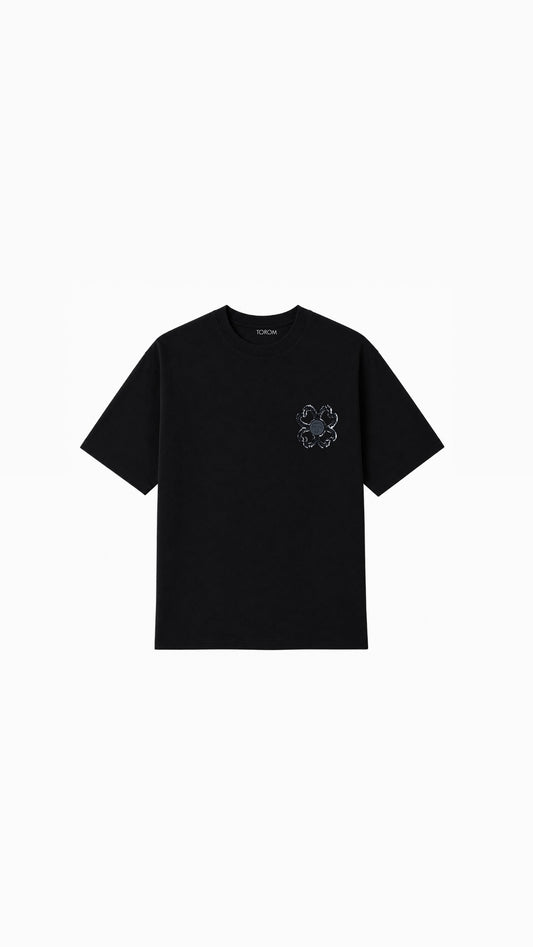 TOROM - T-shirt Noir Obsidienne