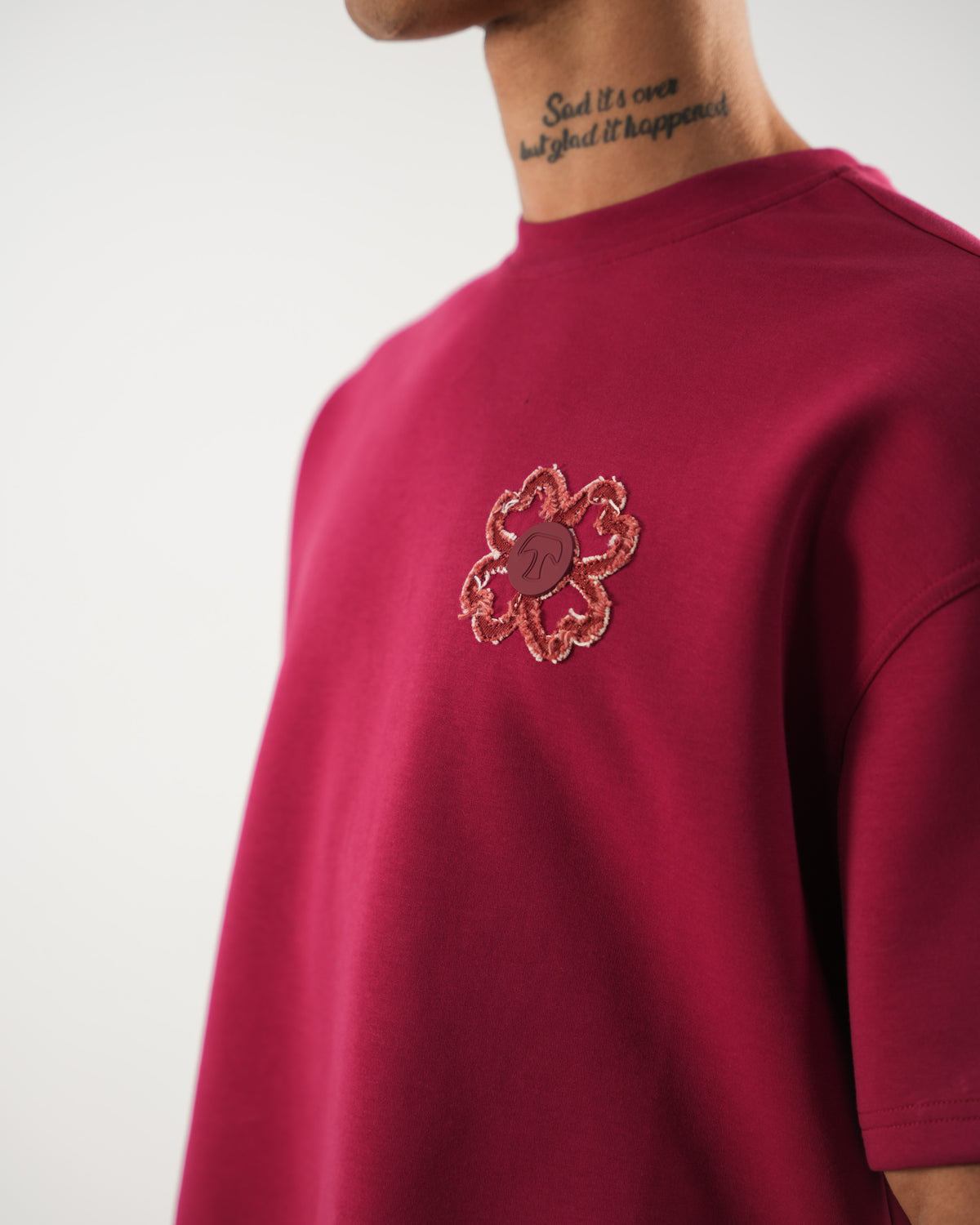 TOROM - T-shirt Bordeaux Obscur