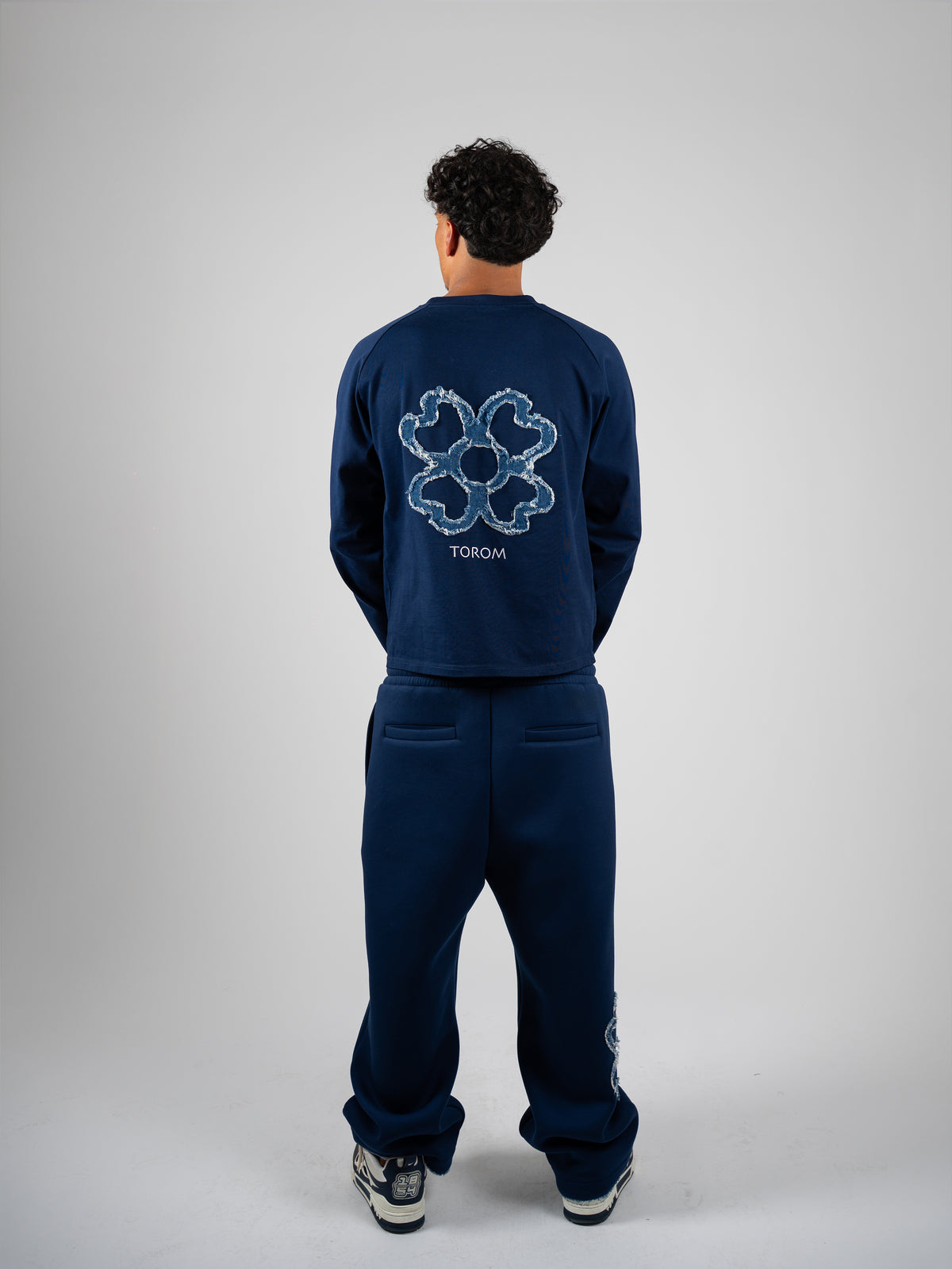 Longsleeve Iconique — Bleu Nuit